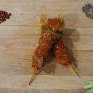 BROCHETTE D’AGNEAU MARINEE MIEL ABRICOT